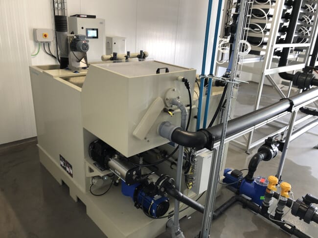 Alpha Aqua nano RAS salmon hatchery