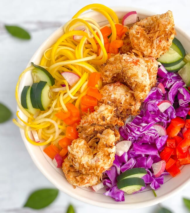 Mind Blown coconut shrimp from the Plant-Based Seafood Company